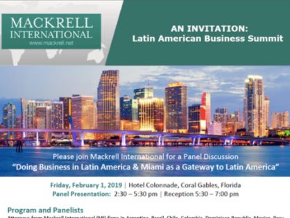 MGI Worldwide is pleased to invite network members to a Panel Discussion hosted by Mackrell International