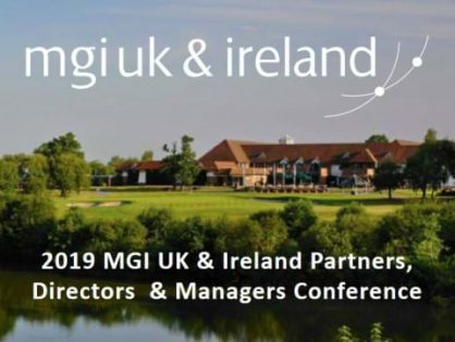 Registration is open for the upcoming 2019 MGI UK & Ireland Partners, Directors & Managers Conference