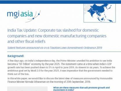 It’s good news for Indian businesses as corporate tax is slashed, alongside the announcement of other fiscal reliefs!