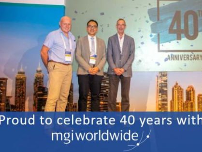 Incredible milestone with 40 years of membership for MGI’s UK-based Rickard Luckin Limited and Hong Kong-based Kenneth Chau & Co.