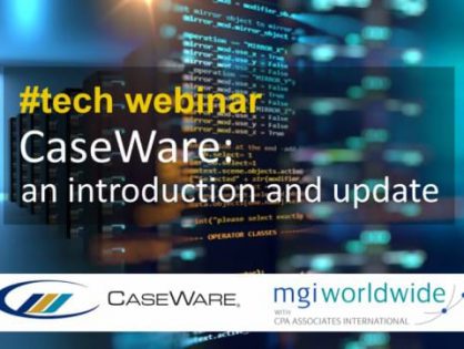 Looking to improve the efficiency of your firm’s reporting and data analytics? Watch our latest #tech webinar from CaseWare – recording available now!