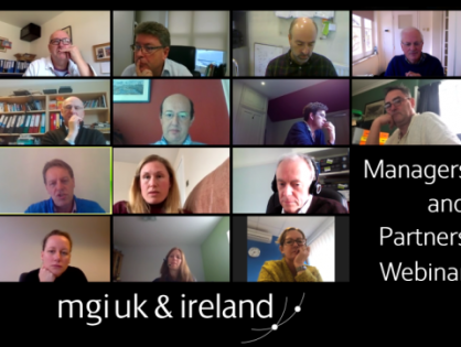 Managing partners from the UK & Ireland gather online to re-connect and share ideas on managing their practice during the pandemic