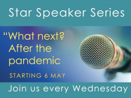 Join us every Wednesday for a new "Star Speaker" series of webinars, featuring our members' favourite speakers from around the world