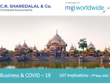 C.R. Sharedalal & Co. publishes white paper discussing the impact of COVID-19 pandemic on the Indian economy and specifically GST implications