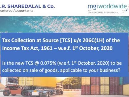 Doing business in Asia? If so, don’t miss MGI Worldwide’s latest white paper from member firm C.R. Sharedalal & Co. covering new regulations for taxes to be collected on the sale of goods in India