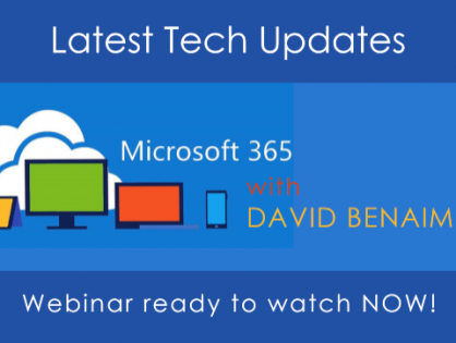 Using Outlook? Learn how to save time and be more efficient in Outlook plus other Microsoft Updates in our latest #tech webinar – watch now!